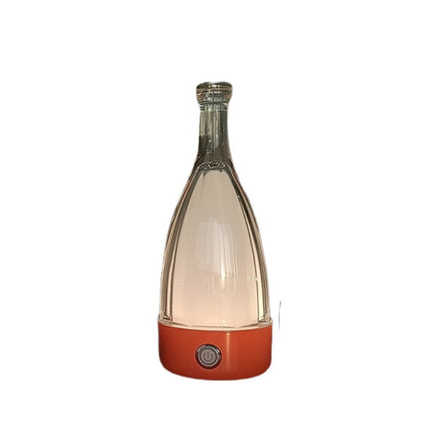 Lamps Luxury Lamp Bluetooth Speaker Orange Wine Bottle Home Decor Usb Rechargeable Table Accents For Bedroom Hotel Living Room