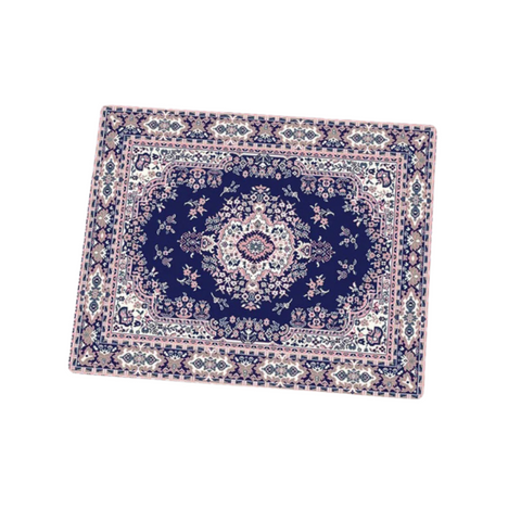 Desk Mats Mouse Pad Blue 22X18cm Persian Tribal Carpet Computer Office Desk Non Slip Mat