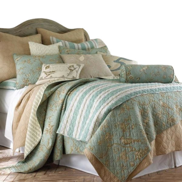 Quilt Covers Classic Quilts Lyon Teal Bedspread Set