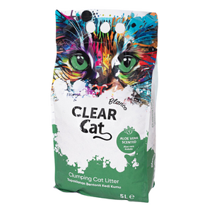 Cat Litter Clearcat Blanco Aloevera 10L