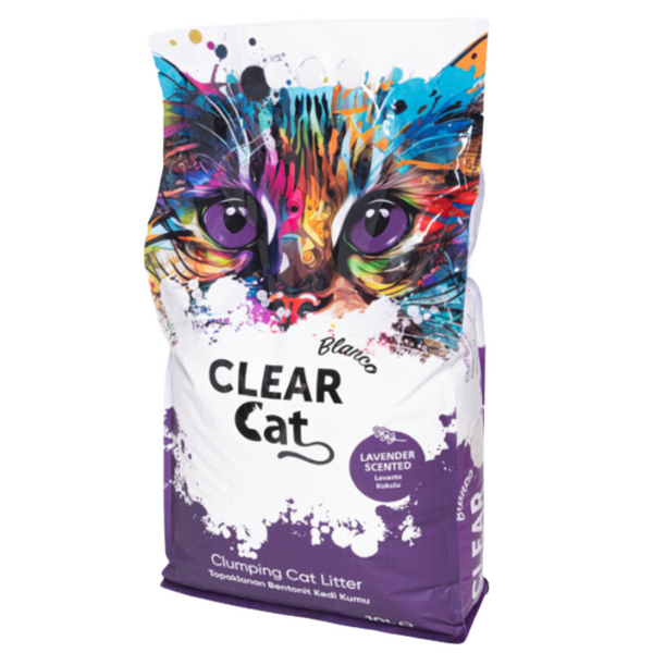 Cat Litter Clearcat Blanco A Lavender 10L