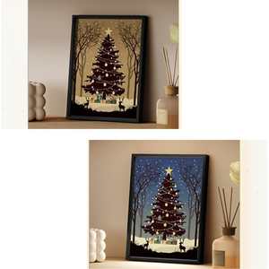 Seasonal Decorations Luminous Speaker Christmas Tree Painting Bluetooth Ornaments Decor