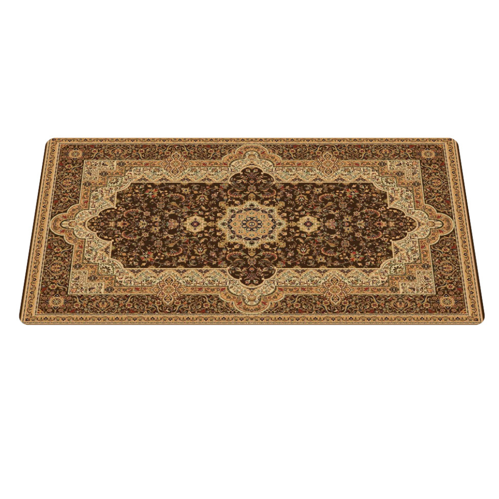 Desk Mats Mouse Pad Brown 300X700x2mm Persian Rug Full Desk Mat Gaming Rubber Protector