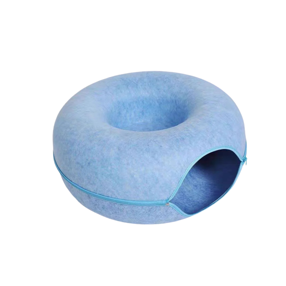 Pet Beds Pet Bed Sky Blue Cat Tunnel Dual Use Indoor Kitten Toys