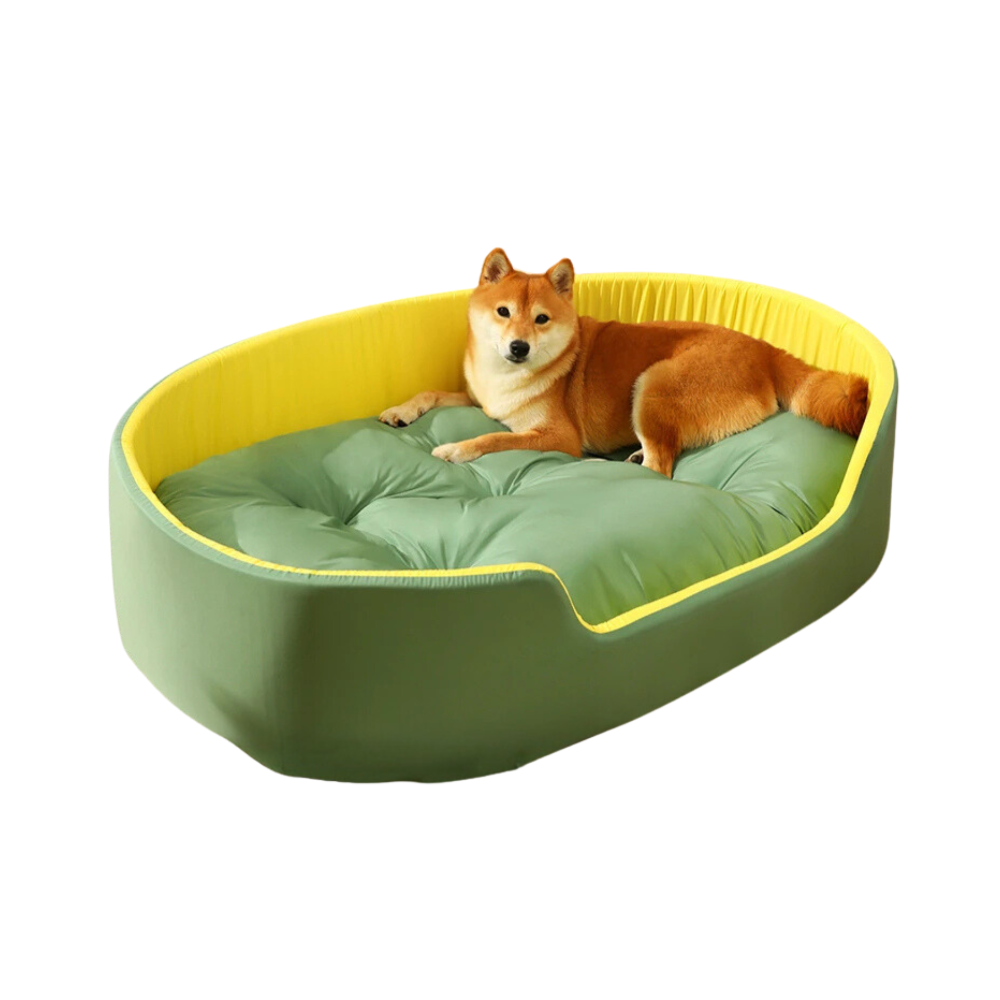 Pet Beds Pet Bed Apple Green Double Sided Dog Mat Kennel Soft Fleece Sofa