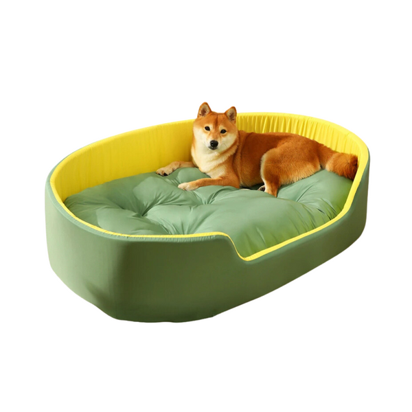 Pet Beds Pet Bed Apple Green Double Sided Dog Mat Kennel Soft Fleece Sofa