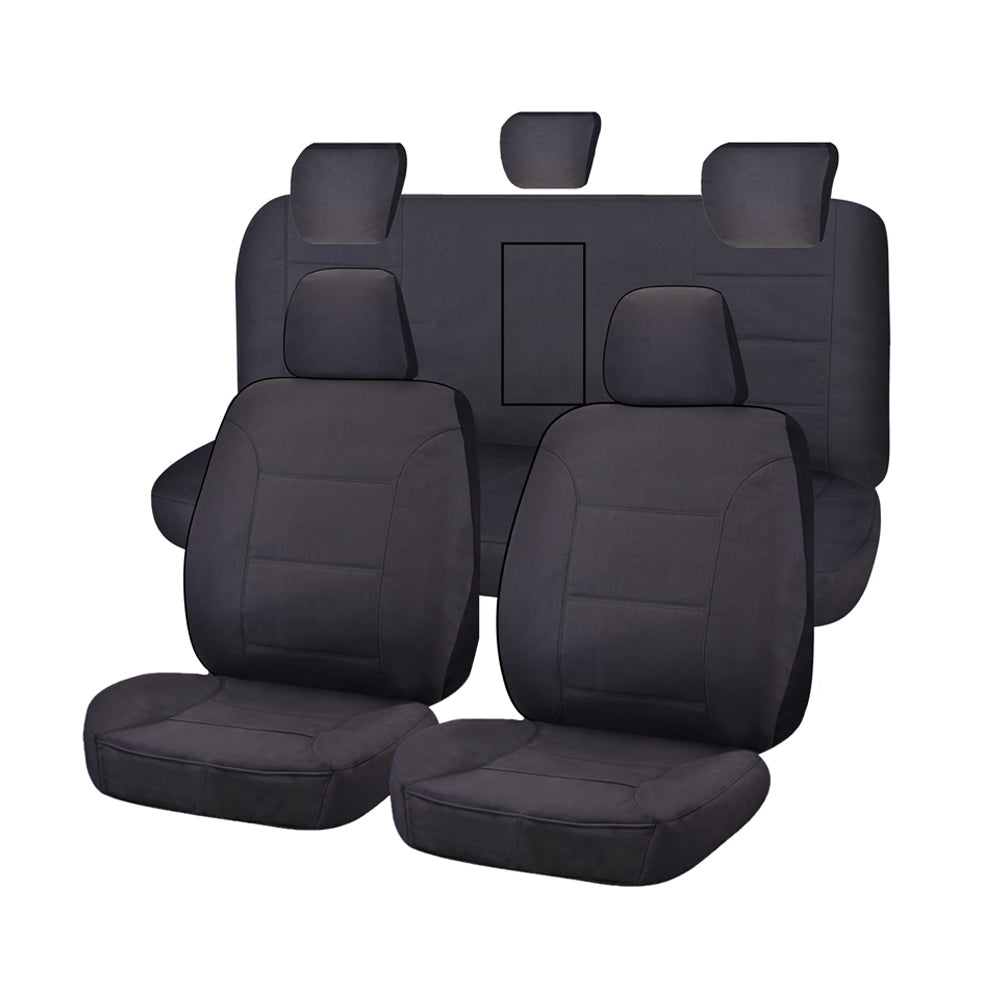 Seat Covers For Isuzu D Max 06/2012 On Dual Cab Chassis Utility Fr Charcoal All Terrain