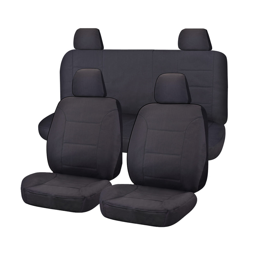 Seat Covers Challenger Canvas For Nissan Frontier D40 Series Dual Cab (2006 2015)