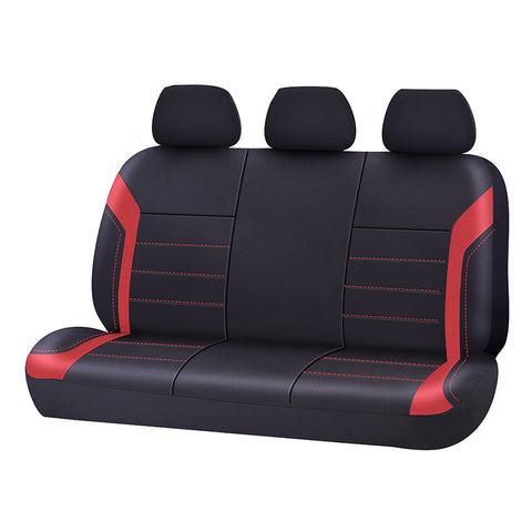 Seat Covers Universal Ultra Light Neoprene Rear Size 06/08H | Black/Red