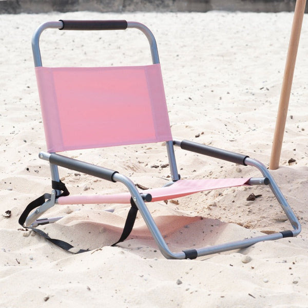 Beach Chairs Havana Outdoors Beach Chair 2 Pack Folding Portable Summer Camping Dusty Rose