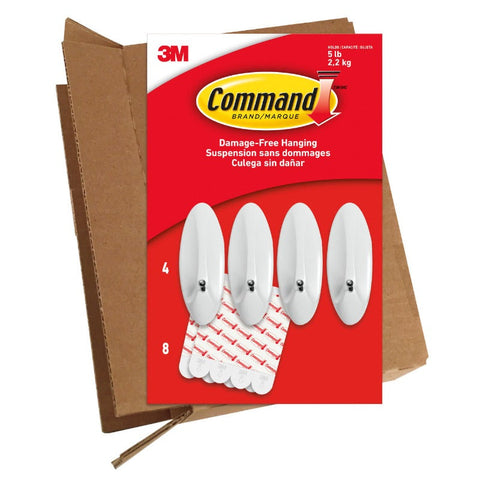 Hooks & Hangers Command Gp069 4Na Value Pack Large Wire Hooks 4Pk