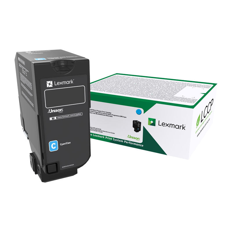 Toner Cartridges Lexmark 74C60c0 Cyan Toner