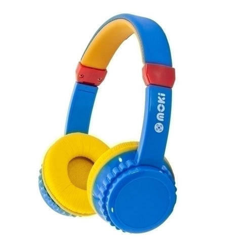 Headphones Moki Play Safe Headphone Bl/Yl