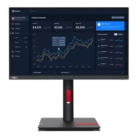 Monitors Lenovo Thinkvision T22i 30 21.5' Fhd Ips Monitor 1920X1080 16:9 Anti Glare Height Adjustable Titl Swivel Pivot 4Xusb3.2 Hub Vga Dp Hdmi Audio