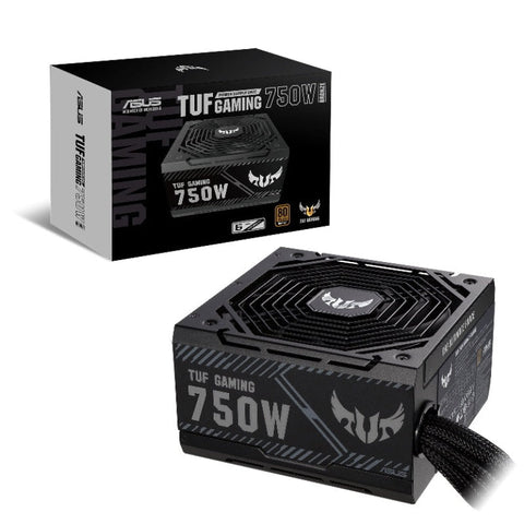 Power Supplies Asus Tuf Gaming 750B Psu 750W Bronze 80 Plus Bronze, Military Grade, Protective Pcb Coat, Axial Tech Fan, Sleeved Cables, 6Yw