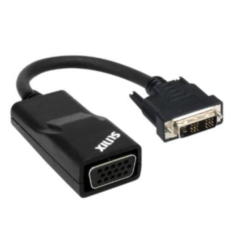 Drive Cables & Adapters Sunix Dvi To Vga Adapter; Compliant With Vesa Vsis Version 1 Rev.2; Output Resolutions Up 1920X1200; Hdtv 1080P