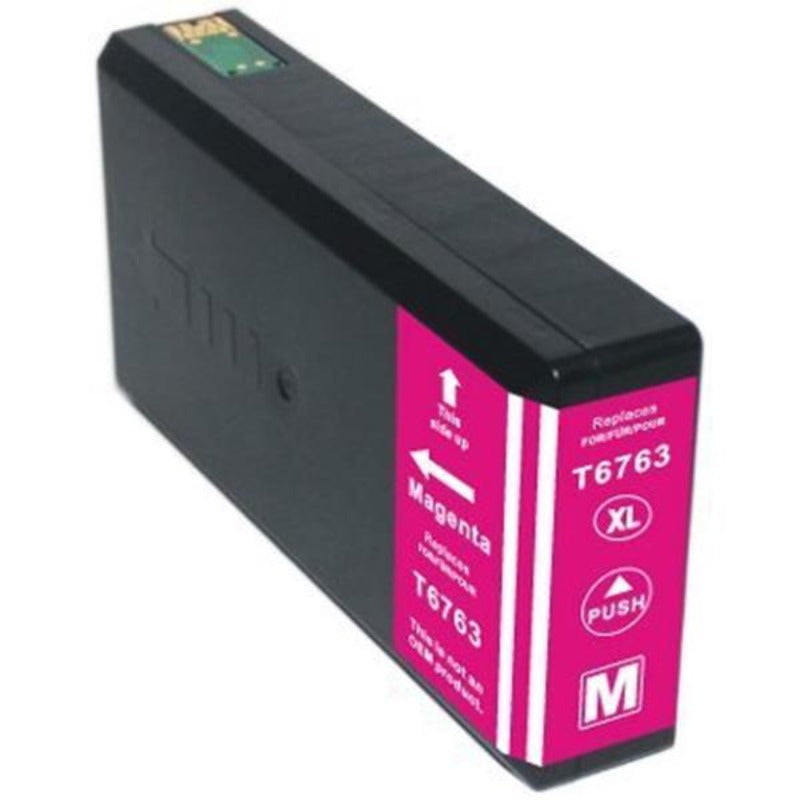 Ink Cartridges Compatible 676Xl T6763 Magenta Inkjet Cartridge