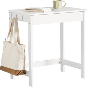 Home Office Desks Small White Desk With Drawer Hooks