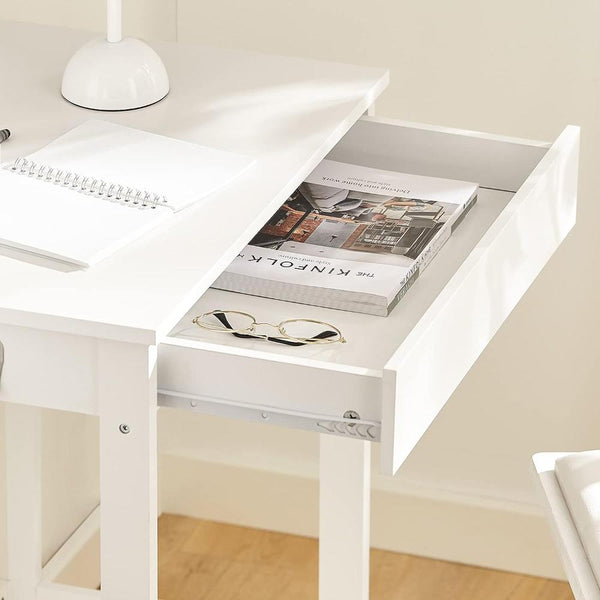 Home Office Desks Small White Desk With Drawer Hooks