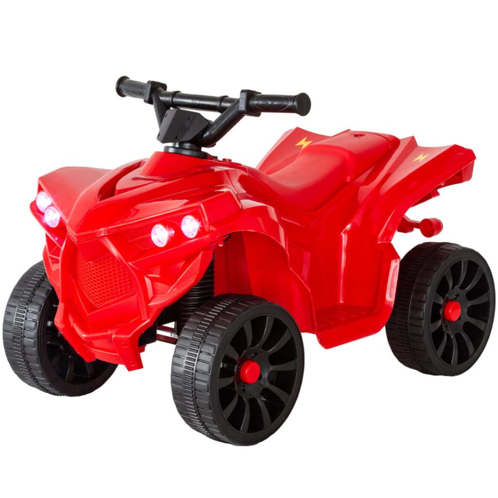 Kids Ride On Toys Rechargeable Ride On Quad Bike (Red) With Safe Braking System