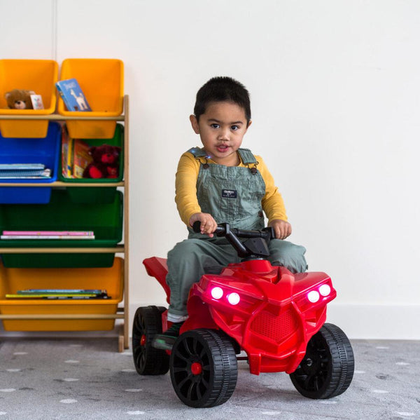 Kids Ride On Toys Rechargeable Ride On Quad Bike (Red) With Safe Braking System