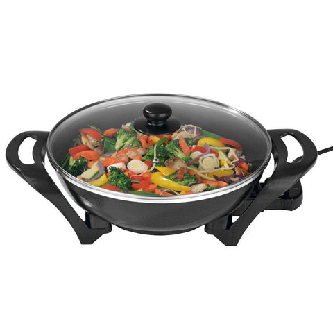 Woks Large Electric Wok Non Stick 4.5L Capacity 240 Max