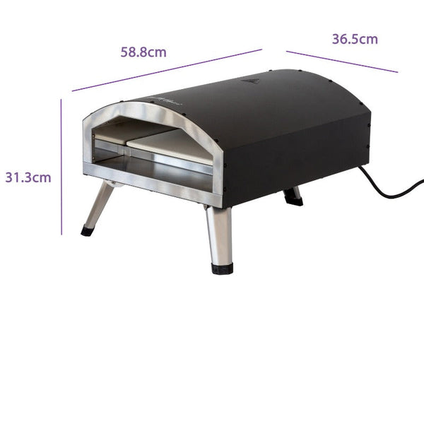 Pizza Ovens Compact And Portable 12" Outdoor Electric Pizza Oven