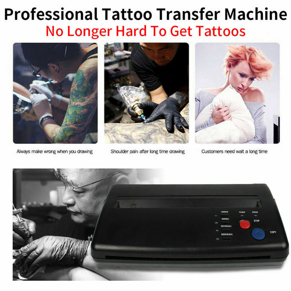 Printers Abs Tattoo Transfer Copier Printer Machine Thermal Stencil Paper Body Art Maker