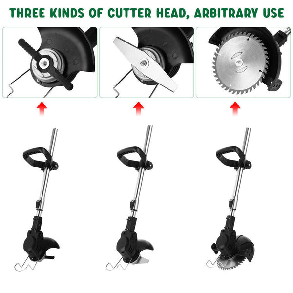 String Trimmers 3In1 Cordless Grass Trimmer Lawn Brush Cutter Whipper Snipper With Battery