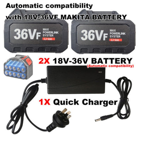 Power Tool Batteries 2X 7.0Ah 18V 36Vf Li Ion Battery Makita Lxt Bl1850 Bl1860b Bl1830 Bl1815