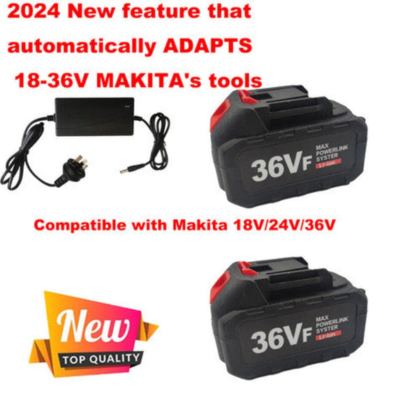 Power Tool Batteries 2X 7.0Ah 18V 36Vf Li Ion Battery Makita Lxt Bl1850 Bl1860b Bl1830 Bl1815