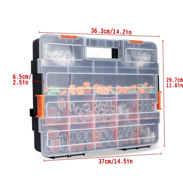 Wire & Cable Connectors Au 1000 Pcs Deutsch Dt Connector Kit 14 16Awg Stamped Contacts 1100Pcs Upgrade