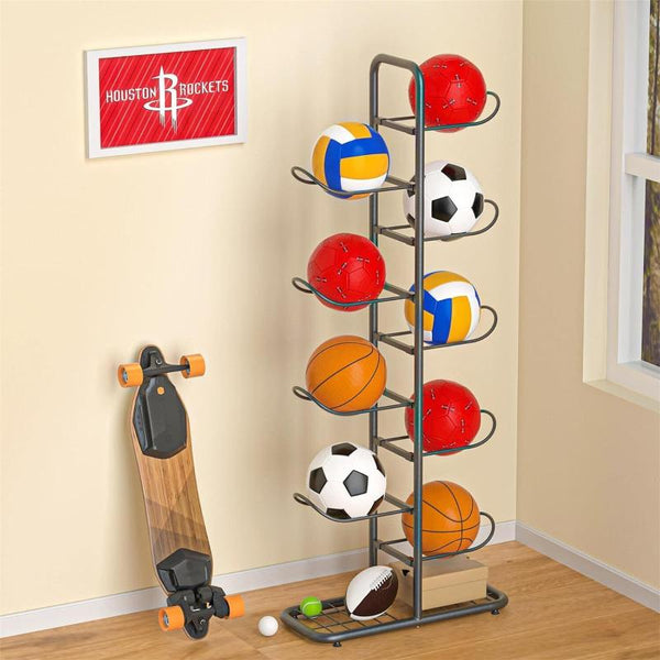 Ball Racks Basketball Soccer Storage Rack Sport Ball Organizer Holder Display Stand