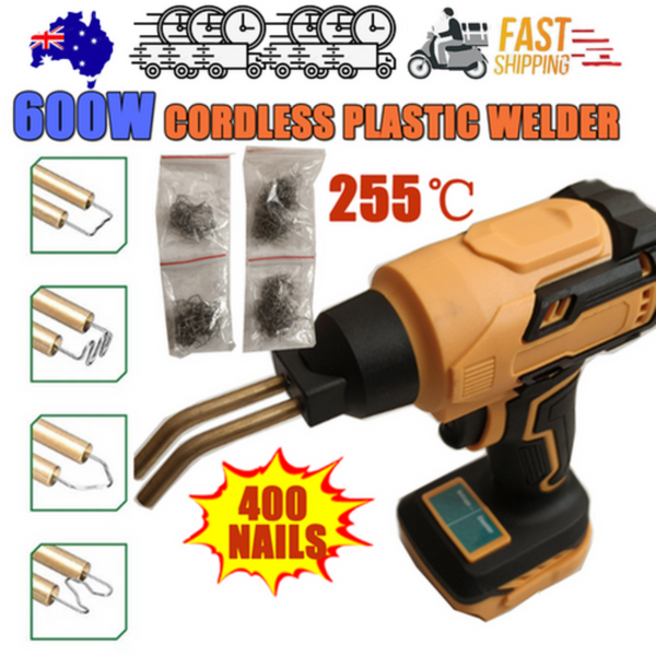 Other Welding Equipment Cordless Plastic Welder Hot Stapler Bumper Repair Welding Machine +400 Staples