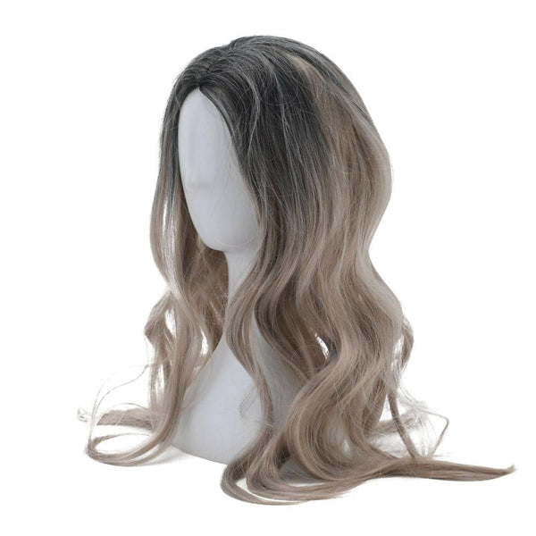 Wigs, Facial Hair The New Brown Gold Blonde Long Wavy Wig Synthetic Curly Hair Cosplay Fashion