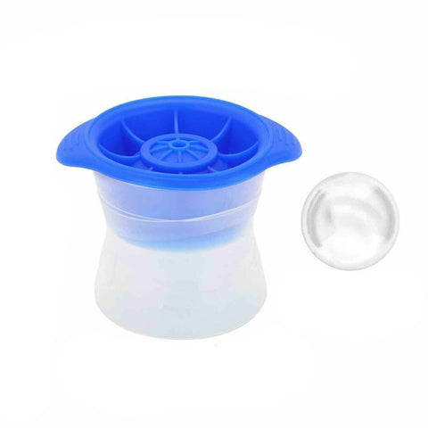 Ice Cubes, Trays & Moulds 2Pcs Blue Silicone Ice Ball Mold Sphere Cube Maker Mould Jelly Whiskey Cocktail