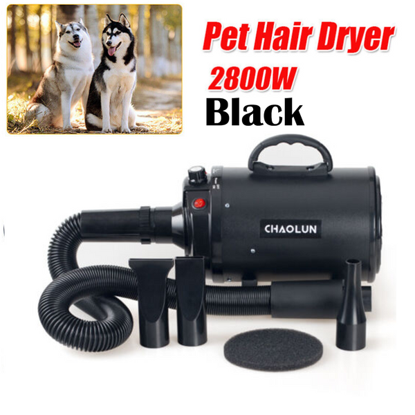 Dog Grooming Pet Dog Cat Hair Dryer Grooming Blow Speed Hairdryer Blower Heater Blaster 2800W