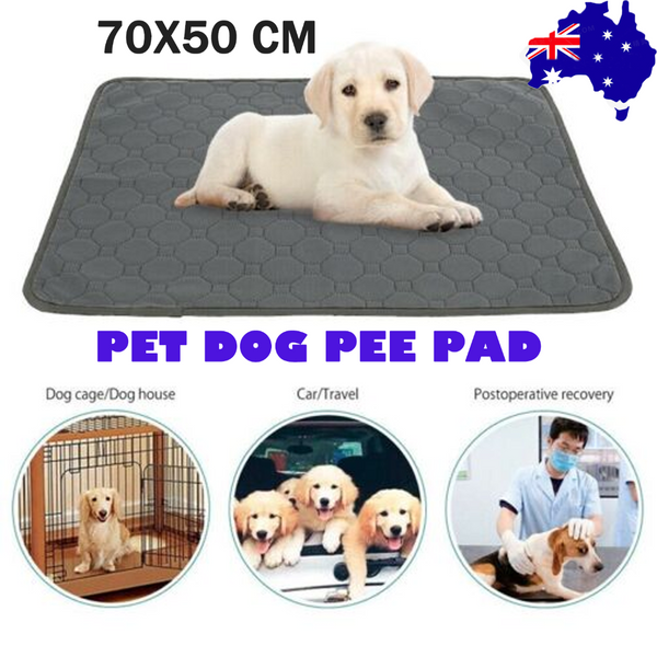 Puppy Training Pads 70 X 50Cm Washable Pet Dog Pee Pad Reusable Cat Puppy Training Wee Absorbent Mat Pads Bed