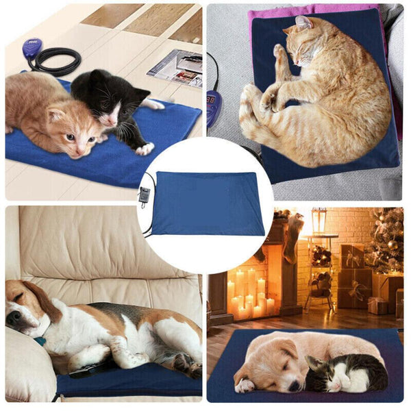 Pet Beds Electric Pet Heat Pad: Waterproof Heating Mat For Cat Dog Bed | Chew Resistant