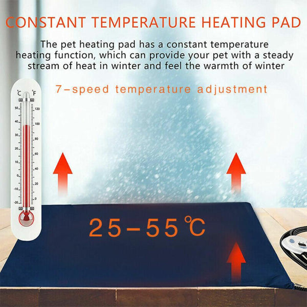 Pet Beds Electric Pet Heat Pad: Waterproof Heating Mat For Cat Dog Bed | Chew Resistant L