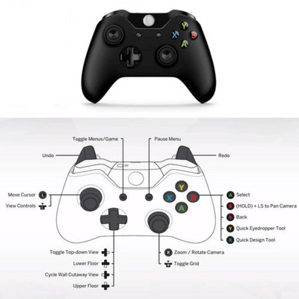 Controllers & Attachments Bluetooth Wireless Game Gamepad Controller For Microsoft Xbox One Series Pc