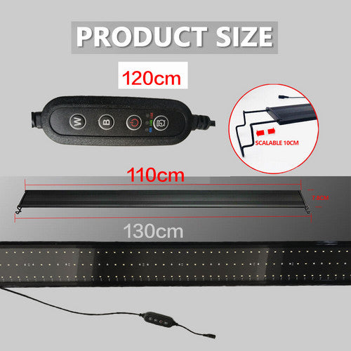 Lights 120 Cm 150W 244Led Aquarium Lighting Marine Fish Tank New