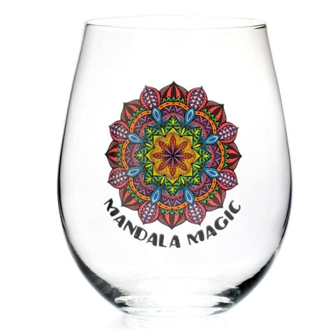 Mugs Mandala Tallulah Wellness Stemless Glass