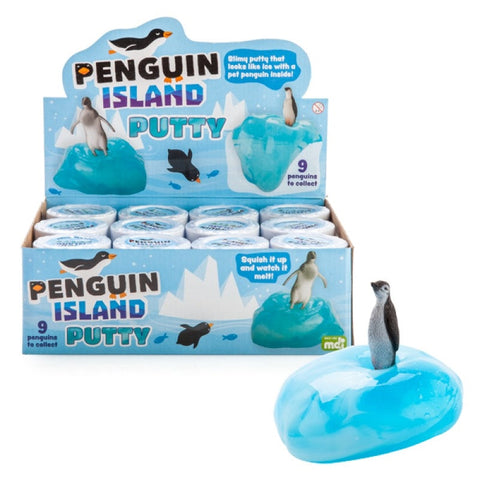 Novelty Penguin Island Putty Toy