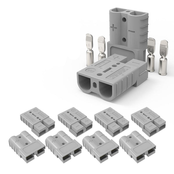 Wire & Cable Connectors 10X Anderson Plug Style Connectors 50Amp 6Awg 12 24V Dc Power Tool