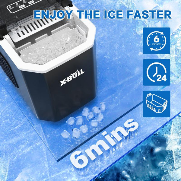 Countertop Ice Makers Ice Maker Machine 2.2L Portable Cube Tray Bar Countertop Party Commercial