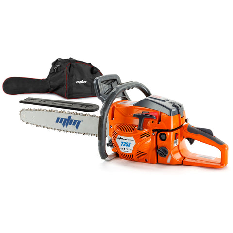 Chainsaws Mtm Mttm Petrol Commercial Chainsaw 22 Bar Saw E Start Tree Pruning Top Handle