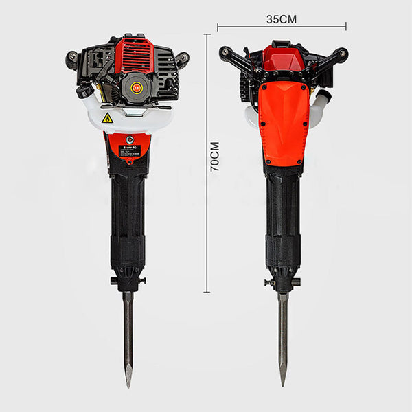 Jackhammers Baumr Ag Jackhammer Demolition 3.5Hp Petrol Hammer Concrete Rock Drill