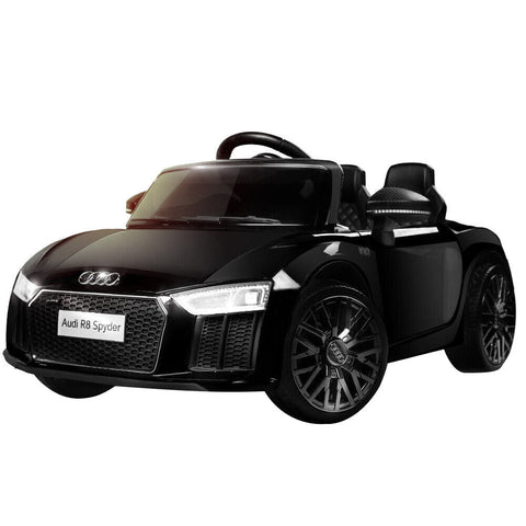 Kids Ride On Toys Rovo Kids Licensed Audi R8 Ride On Car Toy Spyder Electric Remote Control Black 12V