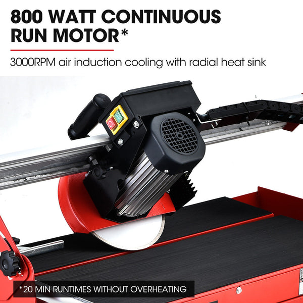 Other Power Tools Baumr Ag 800W Electric Tile Saw Cutter With 200Mm (8") Blade, 620Mm Cutting Length